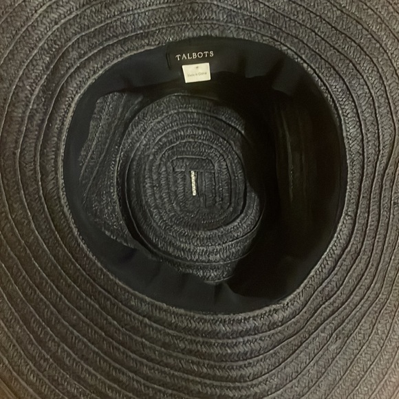 Talbots Blue/White Striped Floppy Sun Hat - Picture 4 of 4